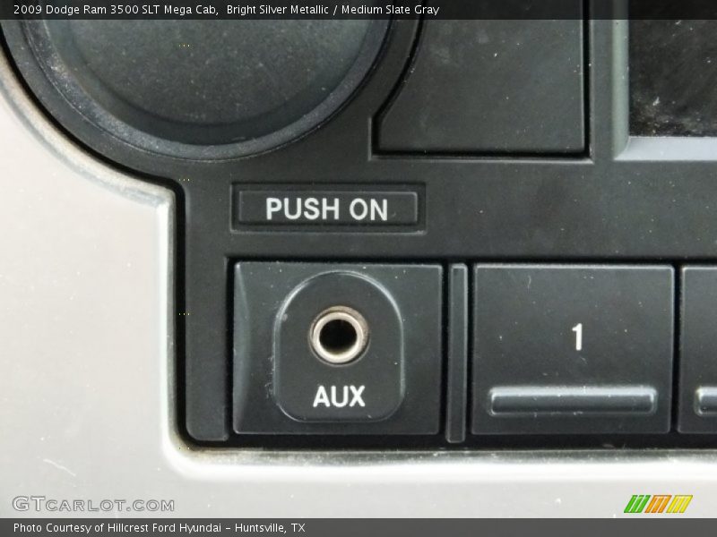 Bright Silver Metallic / Medium Slate Gray 2009 Dodge Ram 3500 SLT Mega Cab