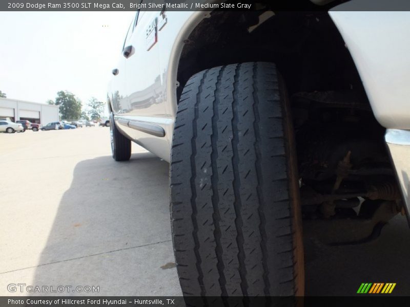 Bright Silver Metallic / Medium Slate Gray 2009 Dodge Ram 3500 SLT Mega Cab