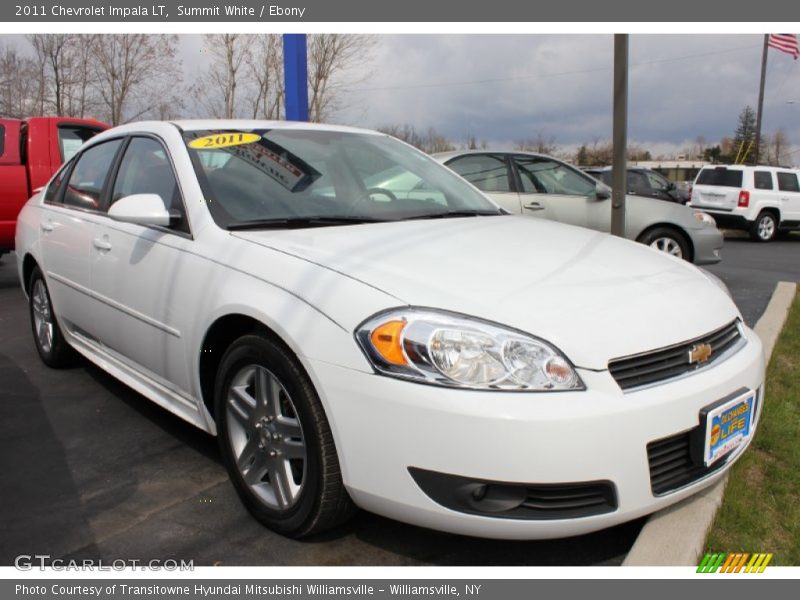 Summit White / Ebony 2011 Chevrolet Impala LT