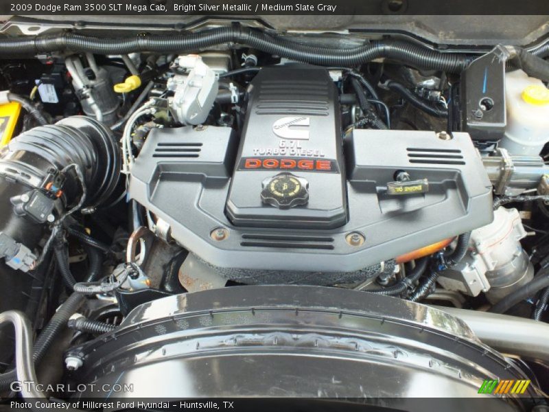  2009 Ram 3500 SLT Mega Cab Engine - 6.7 Liter Cummins OHV 24-Valve BLUETEC Turbo-Diesel Inline 6 Cylinder