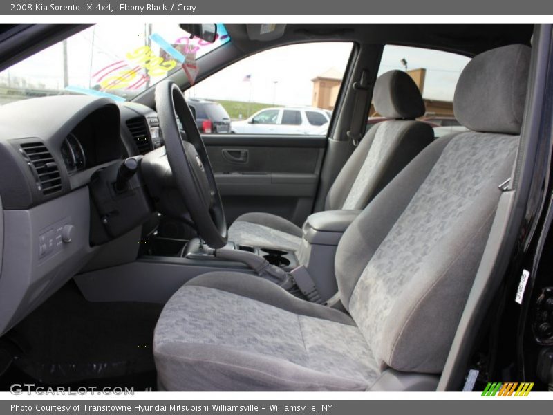 Ebony Black / Gray 2008 Kia Sorento LX 4x4