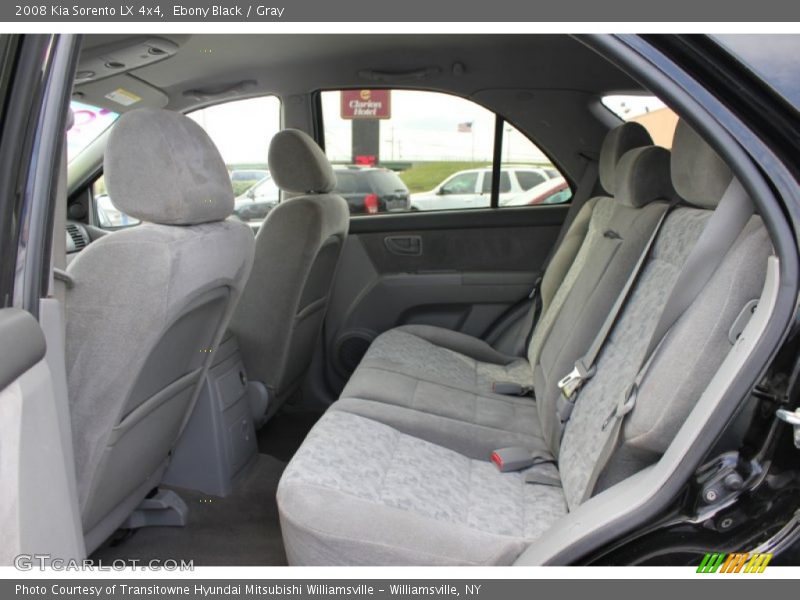 Ebony Black / Gray 2008 Kia Sorento LX 4x4