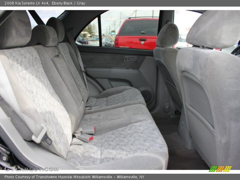 Ebony Black / Gray 2008 Kia Sorento LX 4x4