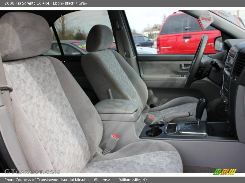 Ebony Black / Gray 2008 Kia Sorento LX 4x4