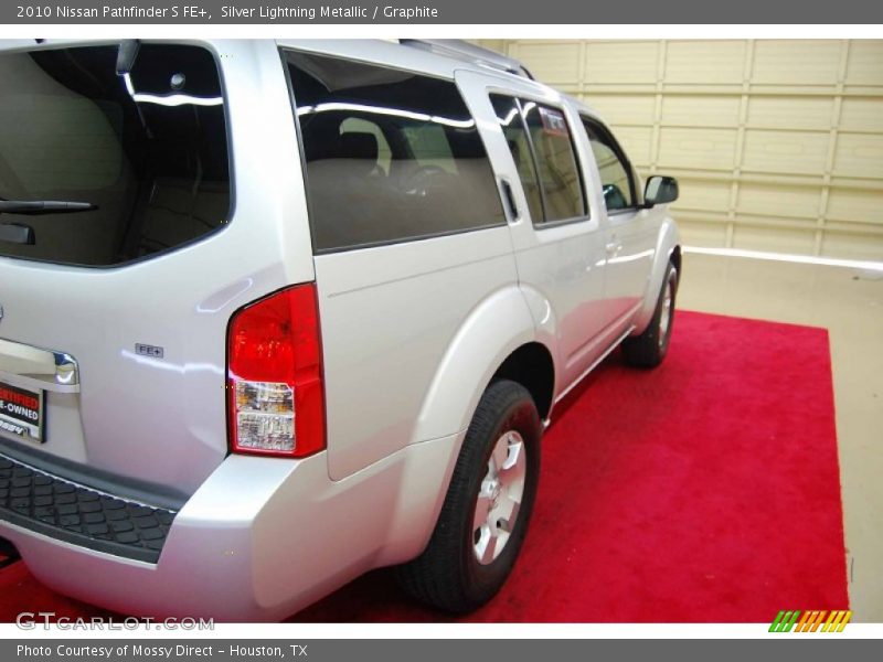 Silver Lightning Metallic / Graphite 2010 Nissan Pathfinder S FE+