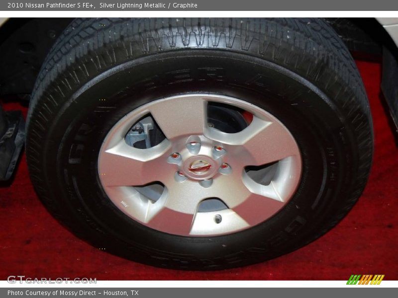 Silver Lightning Metallic / Graphite 2010 Nissan Pathfinder S FE+