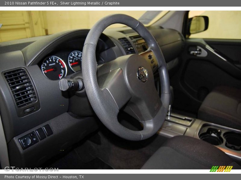 Silver Lightning Metallic / Graphite 2010 Nissan Pathfinder S FE+