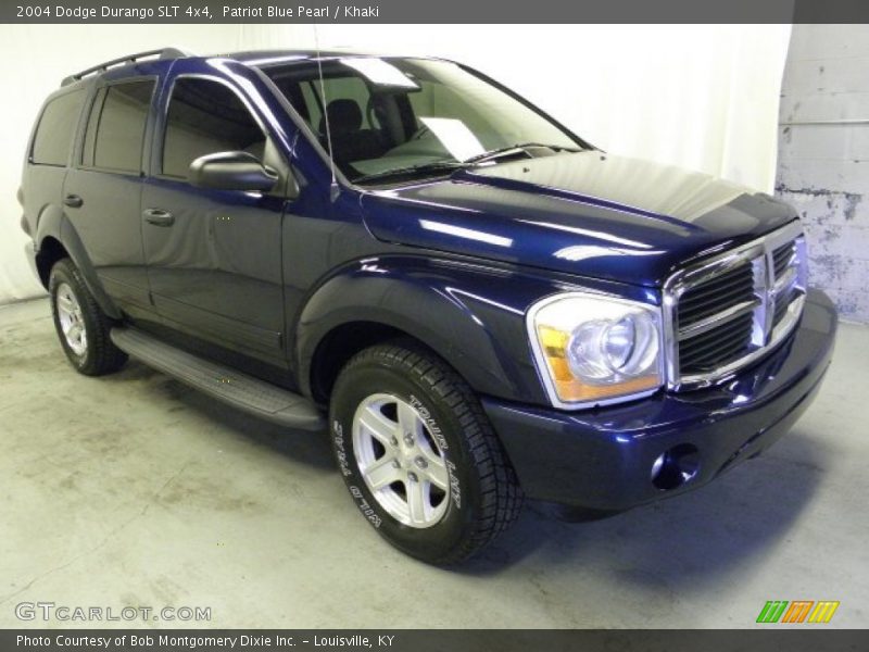 Patriot Blue Pearl / Khaki 2004 Dodge Durango SLT 4x4