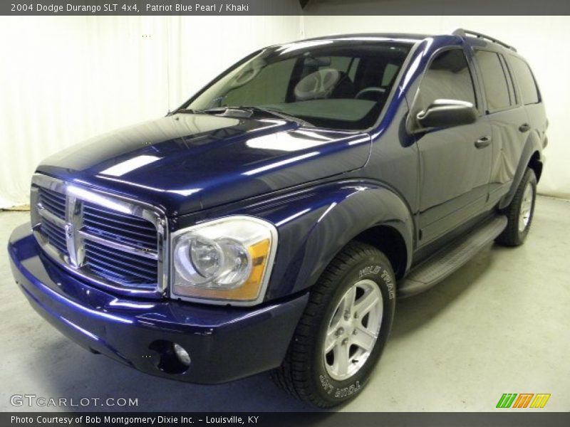 Patriot Blue Pearl / Khaki 2004 Dodge Durango SLT 4x4