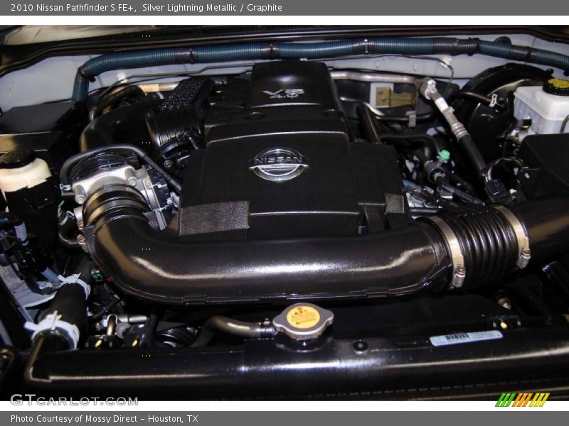 Silver Lightning Metallic / Graphite 2010 Nissan Pathfinder S FE+