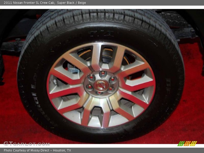 Super Black / Beige 2011 Nissan Frontier SL Crew Cab