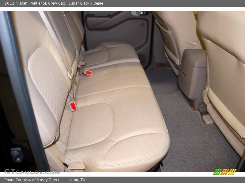 Super Black / Beige 2011 Nissan Frontier SL Crew Cab