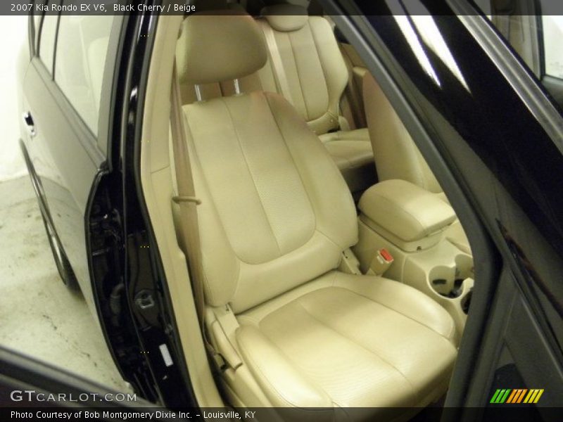 Black Cherry / Beige 2007 Kia Rondo EX V6