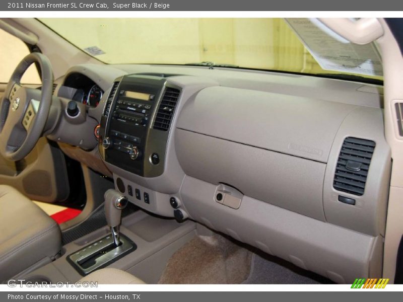 Super Black / Beige 2011 Nissan Frontier SL Crew Cab