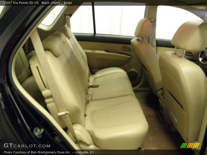 Black Cherry / Beige 2007 Kia Rondo EX V6
