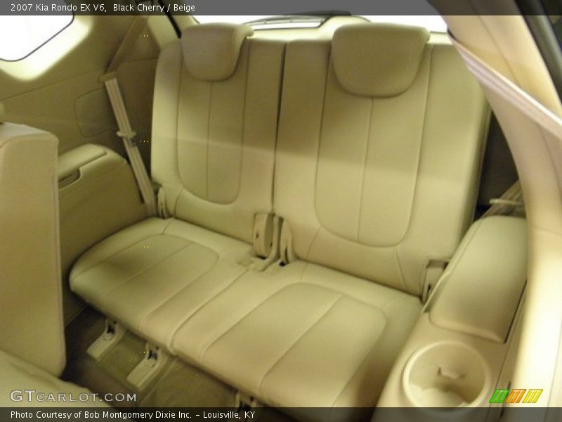 Black Cherry / Beige 2007 Kia Rondo EX V6