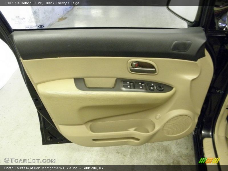 Black Cherry / Beige 2007 Kia Rondo EX V6