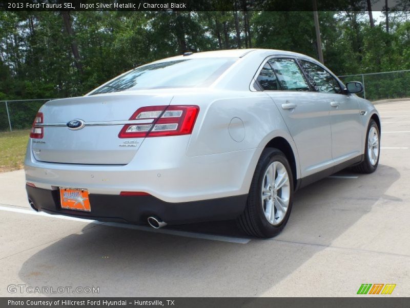 Ingot Silver Metallic / Charcoal Black 2013 Ford Taurus SEL