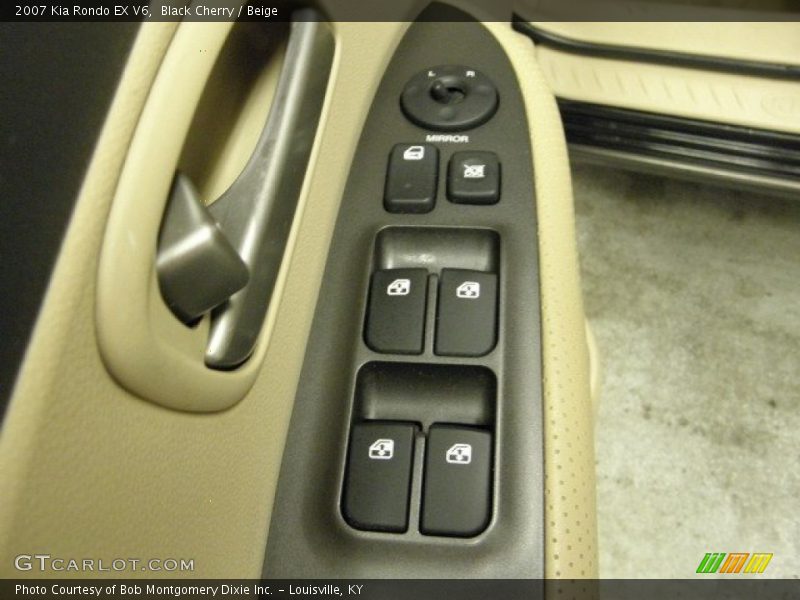 Black Cherry / Beige 2007 Kia Rondo EX V6