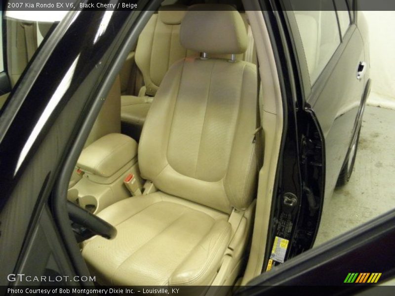 Black Cherry / Beige 2007 Kia Rondo EX V6