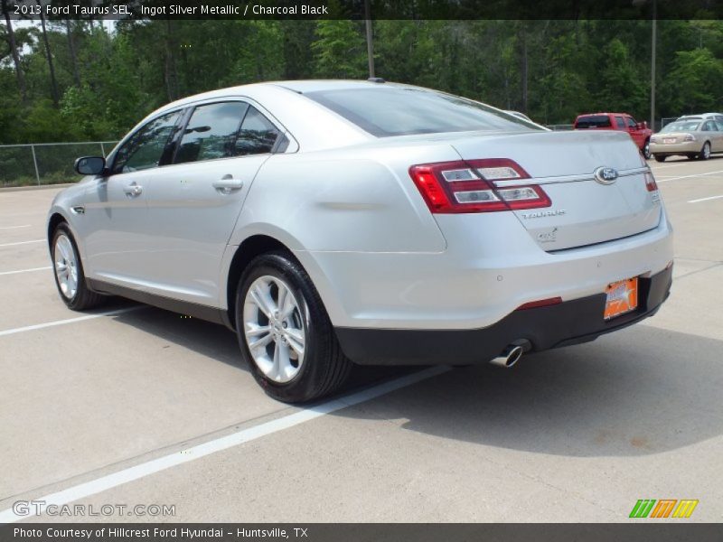 Ingot Silver Metallic / Charcoal Black 2013 Ford Taurus SEL