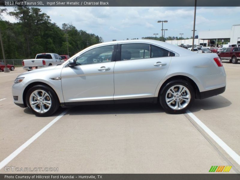 Ingot Silver Metallic / Charcoal Black 2013 Ford Taurus SEL