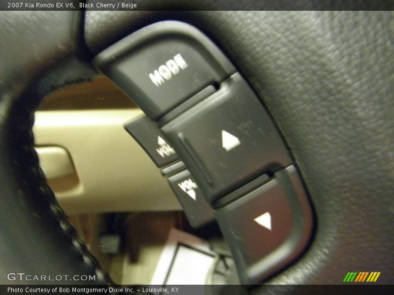 Black Cherry / Beige 2007 Kia Rondo EX V6