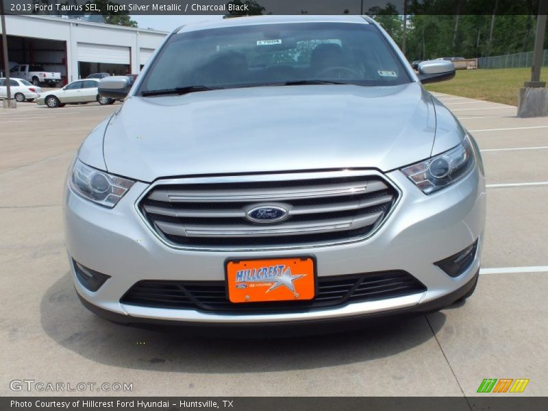 Ingot Silver Metallic / Charcoal Black 2013 Ford Taurus SEL