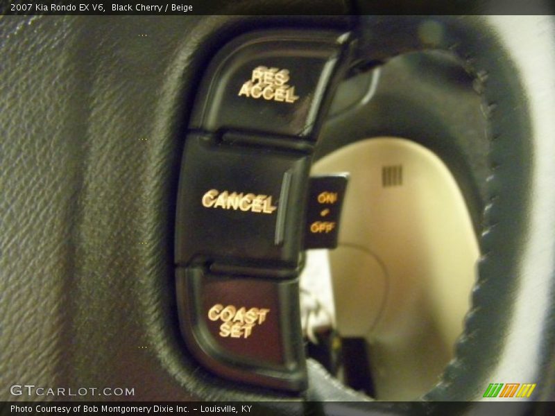 Black Cherry / Beige 2007 Kia Rondo EX V6