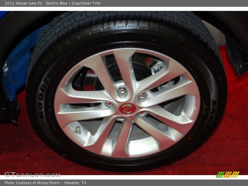 Electric Blue / Gray/Silver Trim 2011 Nissan Juke SV