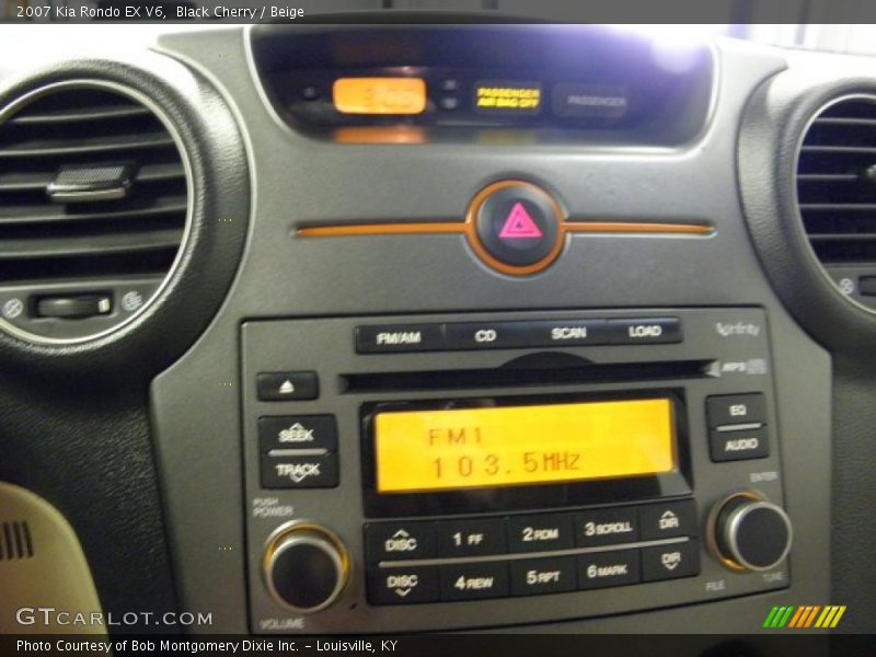 Black Cherry / Beige 2007 Kia Rondo EX V6