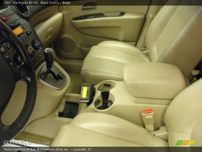Black Cherry / Beige 2007 Kia Rondo EX V6