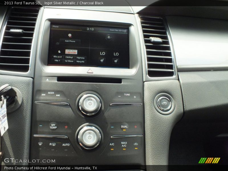 Ingot Silver Metallic / Charcoal Black 2013 Ford Taurus SEL
