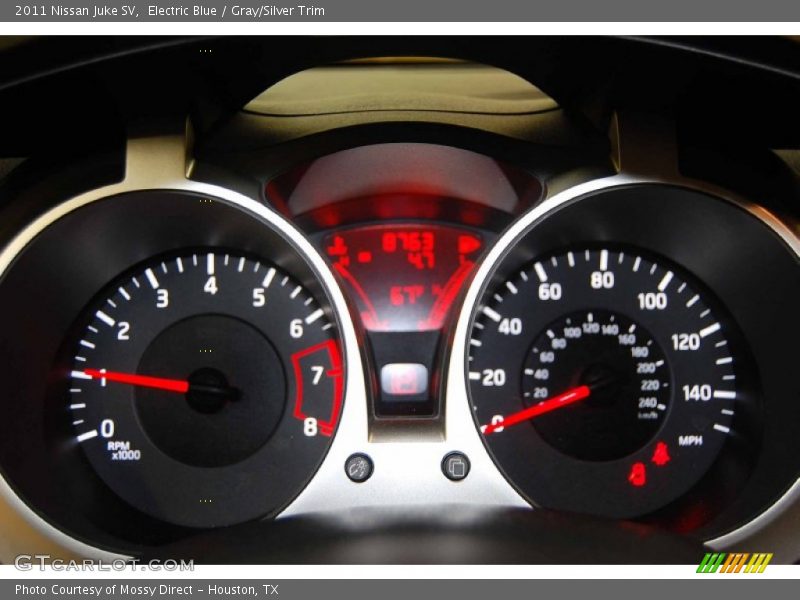 Electric Blue / Gray/Silver Trim 2011 Nissan Juke SV