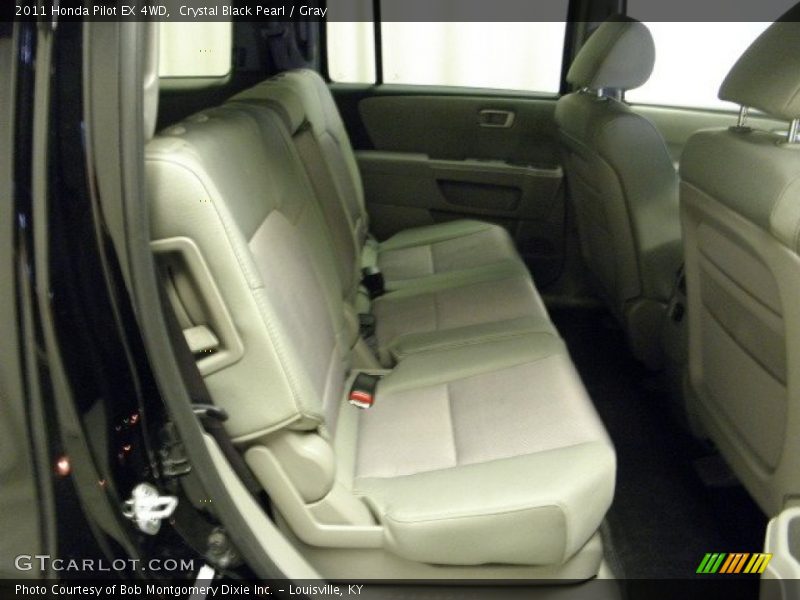 Crystal Black Pearl / Gray 2011 Honda Pilot EX 4WD