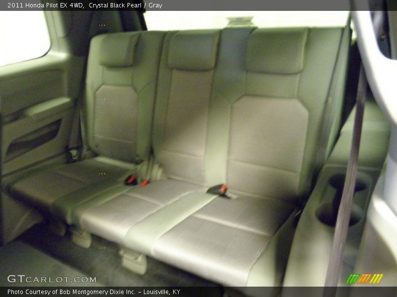 Crystal Black Pearl / Gray 2011 Honda Pilot EX 4WD