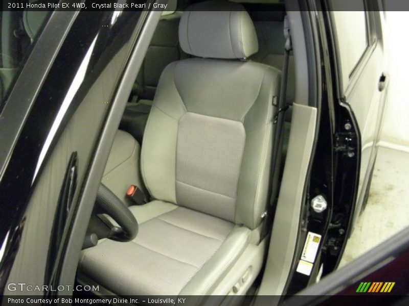 Crystal Black Pearl / Gray 2011 Honda Pilot EX 4WD