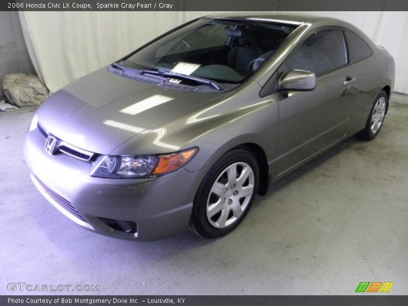 Sparkle Gray Pearl / Gray 2006 Honda Civic LX Coupe