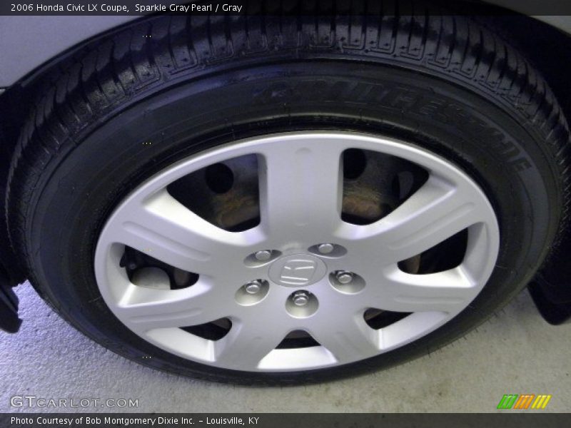 Sparkle Gray Pearl / Gray 2006 Honda Civic LX Coupe
