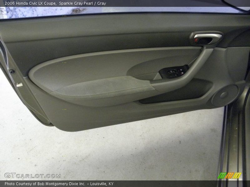 Sparkle Gray Pearl / Gray 2006 Honda Civic LX Coupe