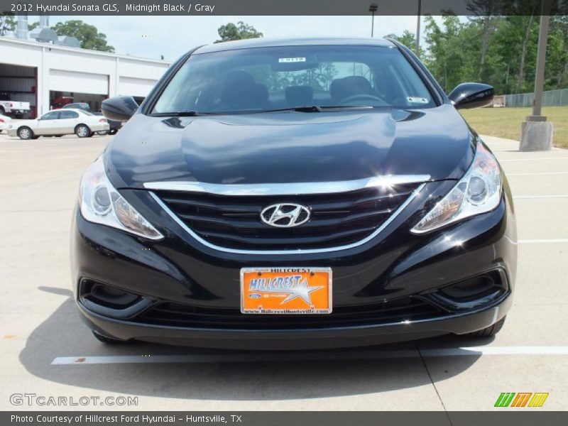 Midnight Black / Gray 2012 Hyundai Sonata GLS