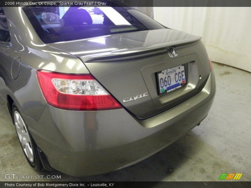 Sparkle Gray Pearl / Gray 2006 Honda Civic LX Coupe