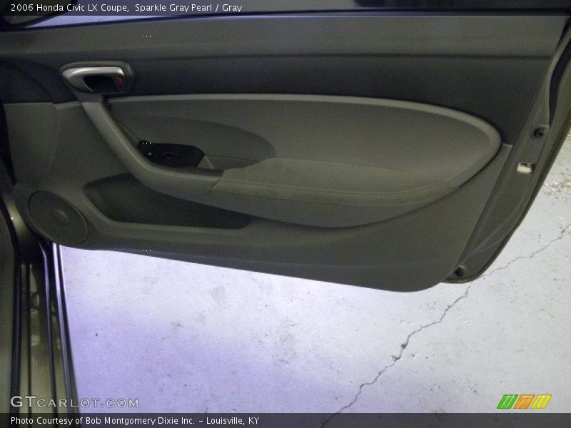 Sparkle Gray Pearl / Gray 2006 Honda Civic LX Coupe