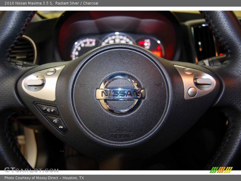 Radiant Silver / Charcoal 2010 Nissan Maxima 3.5 S