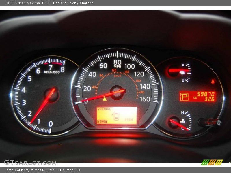 Radiant Silver / Charcoal 2010 Nissan Maxima 3.5 S