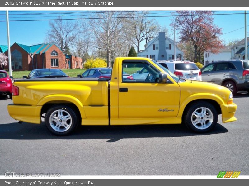 Yellow / Graphite 2003 Chevrolet S10 Xtreme Regular Cab