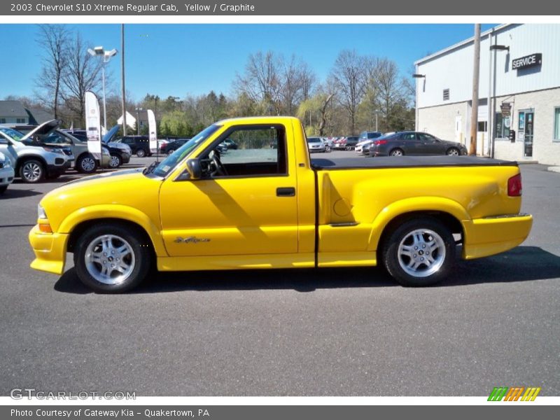 Yellow / Graphite 2003 Chevrolet S10 Xtreme Regular Cab
