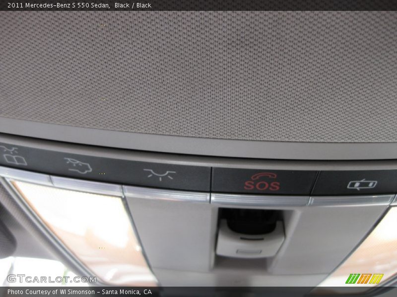Black / Black 2011 Mercedes-Benz S 550 Sedan