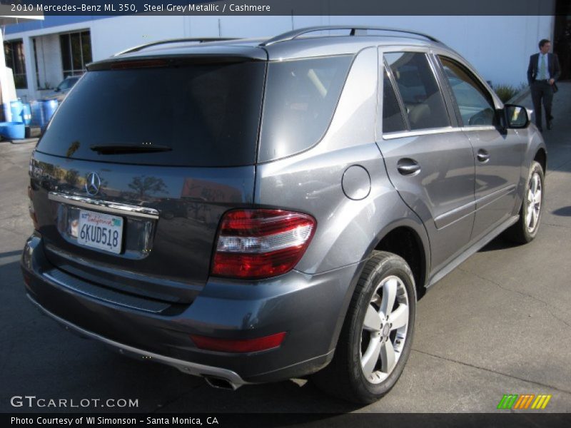 Steel Grey Metallic / Cashmere 2010 Mercedes-Benz ML 350