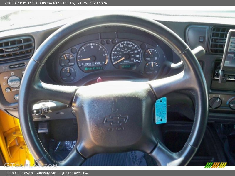Yellow / Graphite 2003 Chevrolet S10 Xtreme Regular Cab